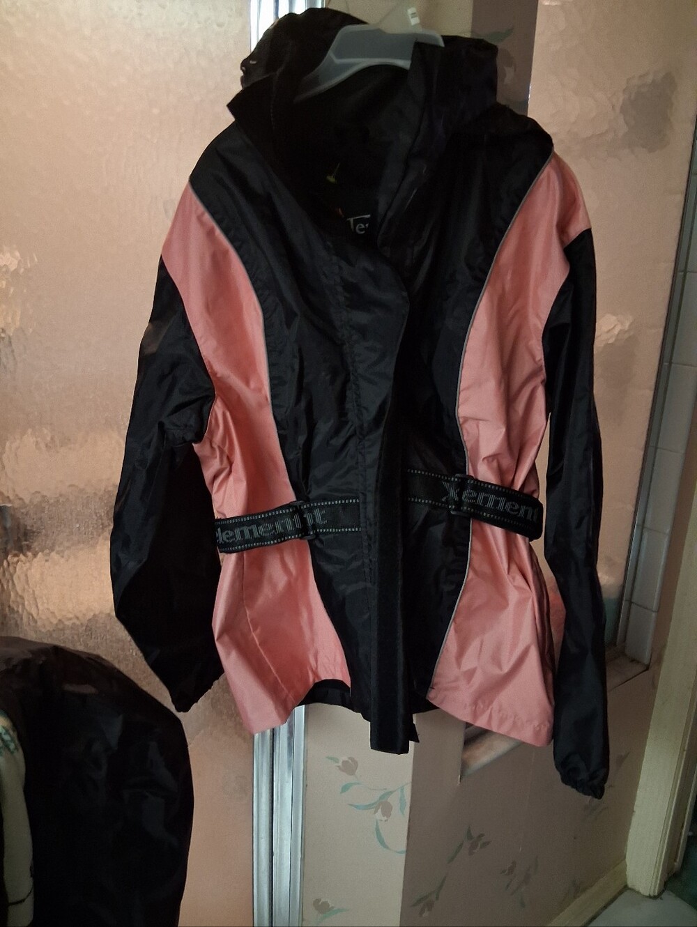 XElement Black Pink Womens Small Rain Suit Advanced Motorcycle Gear NWOT